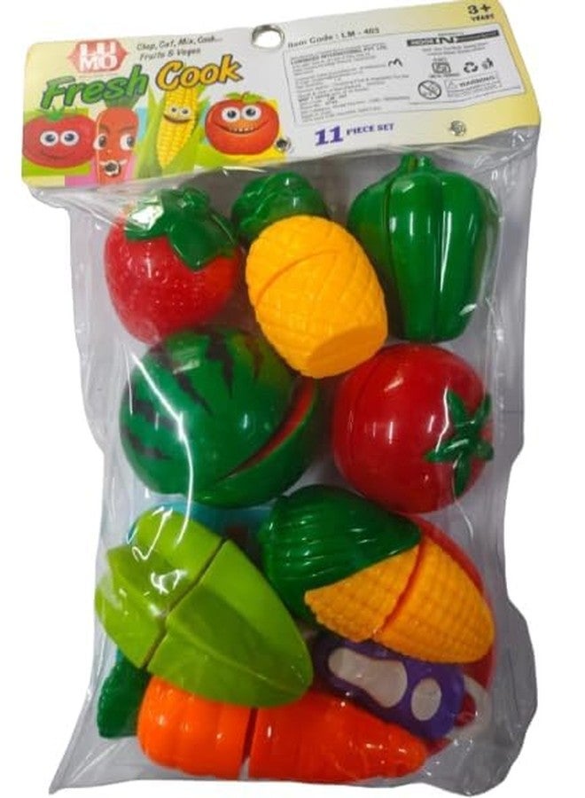 Bluebell Plastic Fruits 10PCS Mini Farmers Market Toys Set Color Sorting Toys Sensory Learning Toys Ideal for Kids and Childrens - Multicolor - Image 4